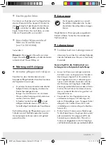 Preview for 17 page of Miomare 96597 Assembly, Operating And Safety Instructions