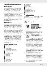 Предварительный просмотр 7 страницы Miomare HG00476A Operation And Safety Notes