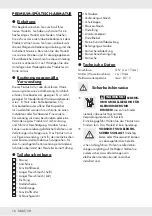 Предварительный просмотр 18 страницы Miomare HG00476A Operation And Safety Notes