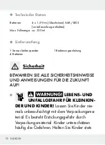 Preview for 71 page of Miomare HG01030A Operation And Safety Notes