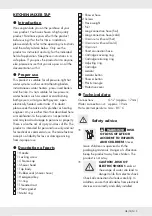 Предварительный просмотр 7 страницы Miomare HG03546A Assembly, Operating And Safety Instructions