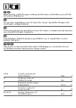 Предварительный просмотр 2 страницы Miomare JM200CG-LIDL Assembly Instructions Manual