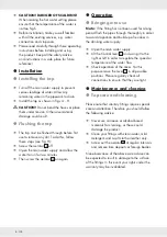 Preview for 6 page of Miomare PREMIUM 271370 Assembly, Operating And Safety Instructions