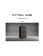 Предварительный просмотр 1 страницы MIOPS Mobile Remote User Manual