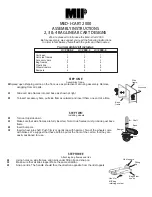 Предварительный просмотр 1 страницы MIP MED-I-CART 2000 Assembly Instructions