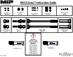 Preview for 1 page of MIP X-Duty 18130 Instruction Manual