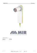 Preview for 1 page of MIR 911003 User Manual