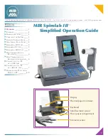 Предварительный просмотр 2 страницы MIR Spirolab III Simplified Operation Manual