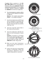 Preview for 21 page of Mira 1.1532.353 Installation And User Manual