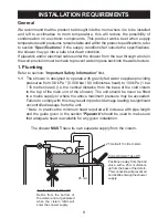 Preview for 9 page of Mira Advance Low Pressure Flex Installation Manual