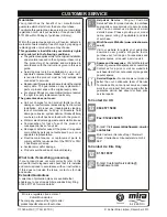 Preview for 32 page of Mira Advance Low Pressure Flex Installation Manual