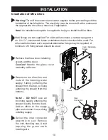 Preview for 10 page of Mira Alero Installation And User Manual