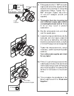 Preview for 19 page of Mira Combiforce 415 Installation And User Manual