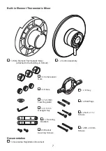 Preview for 7 page of Mira Element Thermostatic Mixer Installation And User Manual