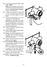 Preview for 18 page of Mira Element Thermostatic Mixer Installation And User Manual