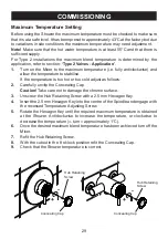 Preview for 29 page of Mira Element Thermostatic Mixer Installation And User Manual