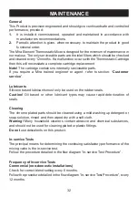 Preview for 32 page of Mira Element Thermostatic Mixer Installation And User Manual