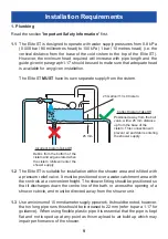 Preview for 9 page of Mira Elite ST Installation And User Manual