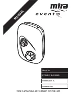 Mira events XS Installation & User Manual preview