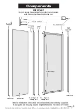 Предварительный просмотр 3 страницы Mira flight SFE Pivot Enclosure Fitting Instructions Manual