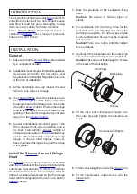 Предварительный просмотр 2 страницы Mira Minilite BIR Installation And User Manual