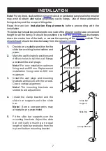 Предварительный просмотр 7 страницы Mira Nectar Installation And User Manual