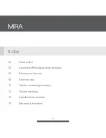 Preview for 2 page of Mira SBF525 User Manual