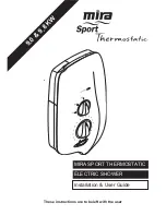 Предварительный просмотр 1 страницы Mira Sport Thermostatic 9.0 Installation & User Manual