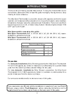 Предварительный просмотр 3 страницы Mira Sport Thermostatic 9.0 Installation & User Manual