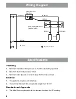 Предварительный просмотр 8 страницы Mira Zest 7.5 Installation, Operation And Maintenance Manual