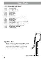 Предварительный просмотр 28 страницы Mira Zest 7.5 Installation, Operation And Maintenance Manual