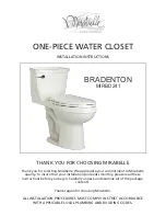 Mirabelle BRADENTON MIRBD241 Installation Instructions Manual preview