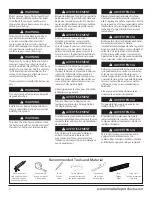 Preview for 4 page of Mirabelle MIROCFS6632WH Installation And Operating Manual