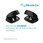 Miracle-Ear EarCHARGE fullpower BTE & custom AV User Manual preview