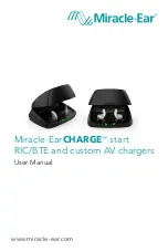 Miracle-Ear EarCHARGE start custom AV charger User Manual preview