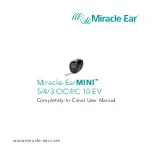 Miracle-Ear EarMINI 3 CIC 10 EV User Manual preview