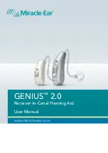 Preview for 1 page of Miracle-Ear GENIUS 2.0 User Manual