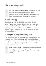 Preview for 6 page of Miracle-Ear GENIUS 2.0 User Manual