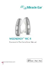 Preview for 1 page of Miracle-Ear MEENERGY RIC R User Manual