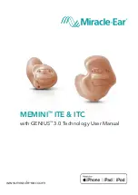 Miracle-Ear MEMINI ITC User Manual предпросмотр