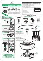 Miracle-Gro AeroGarden 6 Quick Setup Manual preview