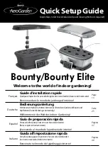 Miracle-Gro AeroGarden Bounty Quick Setup Manual preview