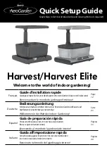 Предварительный просмотр 1 страницы Miracle-Gro AeroGarden Harvest Quick Setup Manual