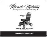Miracle Mobility Freedom Gold Series Owner'S Manual preview