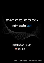 Miraclebox Miracle WiFi 150N HighGain Installation Manual preview