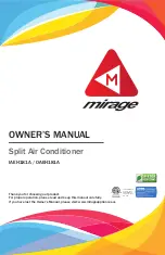 Mirage IAEH181A Owner'S Manual предпросмотр