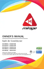 Mirage IAXH090A Owner'S Manual preview