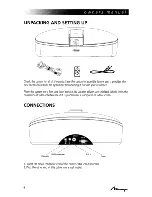 Preview for 4 page of Mirage Mirage OmniVibe Owner'S Manual