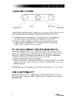 Preview for 6 page of Mirage Mirage OmniVibe Owner'S Manual