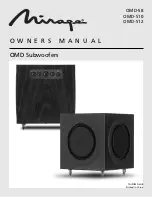 Preview for 1 page of Mirage OMD-S10 Owner'S Manual